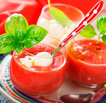 Gazpacho de fresa